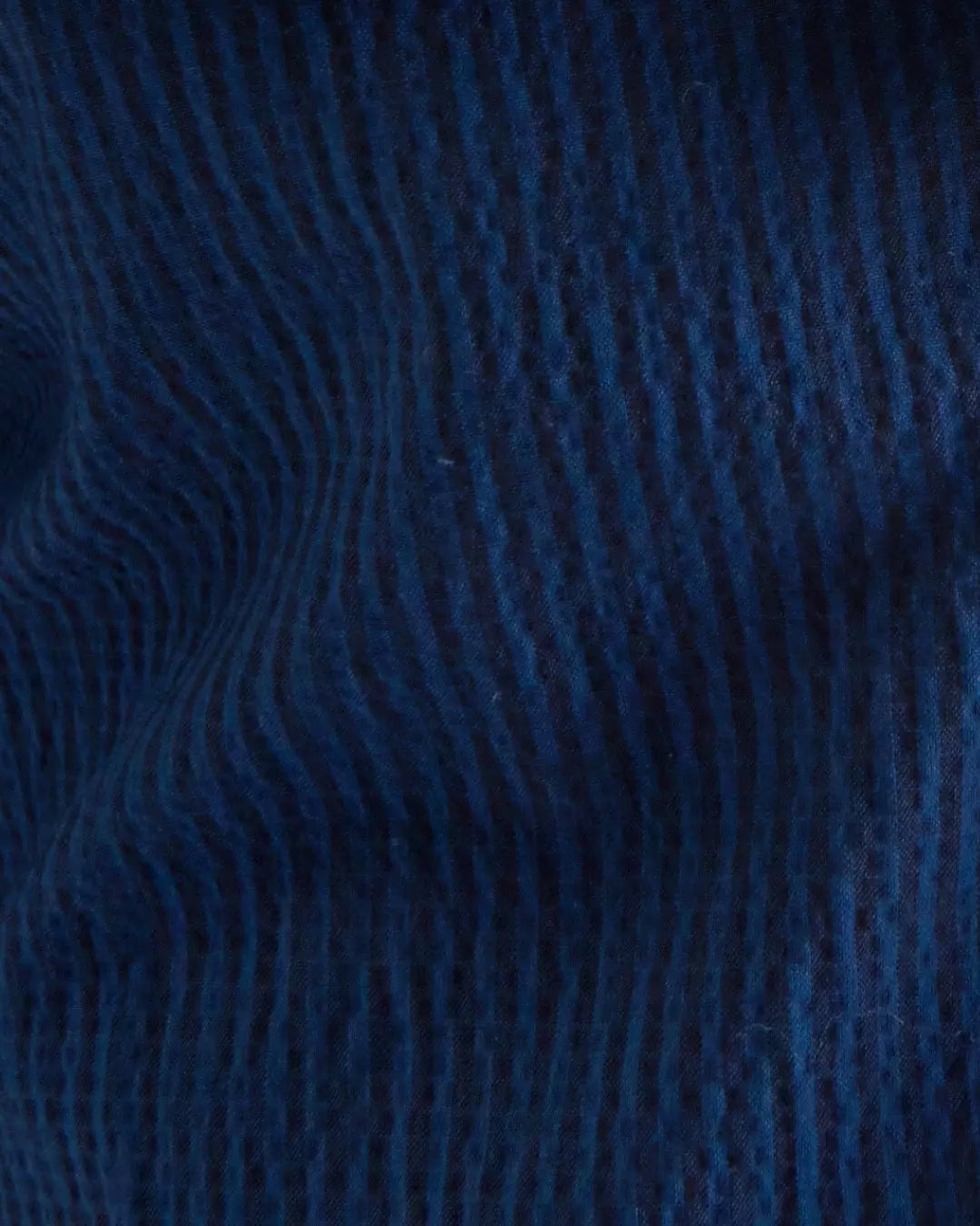 Blue & Navy Tailored Fit Stripe Seersucker Jacket