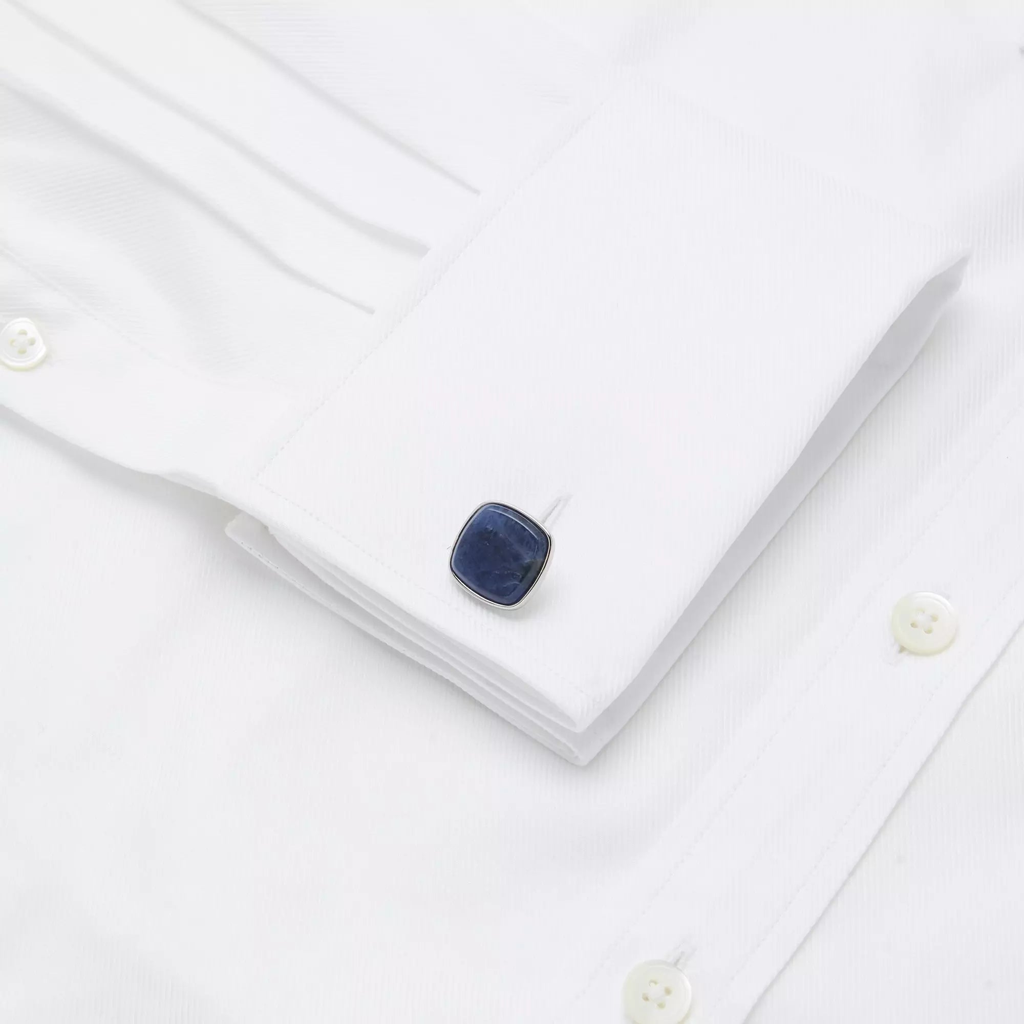 Blue Semi Precious Sodalite Cufflinks